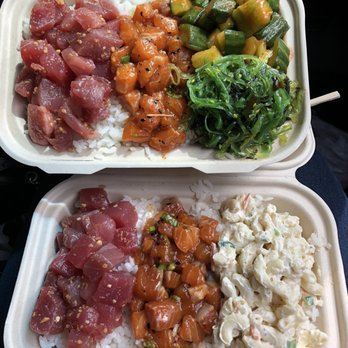 Ono Authentic Hawaiian Poke - Traditional ahi, spicy salmon, cucumber kimichi, seaweed Salas &Mac salad - Poke Near Me - Edmonds, Washington Ono Authentic Hawaiian Poke - Traditional ahi, spicy salmon, cucumber kimichi, seaweed Salas &Mac salad - Poke Near Me - Edmonds, Washington