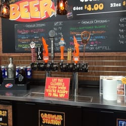 4 Sons Food Stores - Fill your beer growler at the gas station. Great.