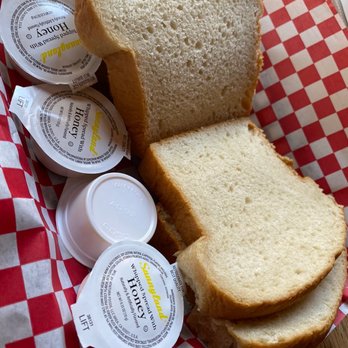 The County Line - Homemade Bread 1/2 Loaf White - Barbeque Near Me - San Antonio, Texas The County Line - Homemade Bread 1/2 Loaf White - Barbeque Near Me - San Antonio, Texas