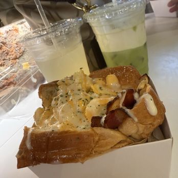 Bmp & Grnd - Peach lemonade, banana matcha, og egg drop - American Near Me - New Orleans, Louisiana Bmp & Grnd - Peach lemonade, banana matcha, og egg drop - American Near Me - New Orleans, Louisiana