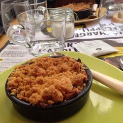 Le Lièvre et l'Escargot - Crumble aux pommes