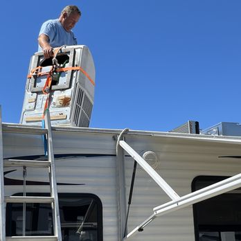 RV Rescue - Don't forget to service your Air Conditioner annual. You don't want to have to replace it. - RV Repair Near Me RV Rescue - Don't forget to service your Air Conditioner annual. You don't want to have to replace it. - RV Repair Near Me