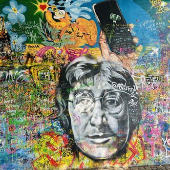 John Lennon Wall - John Lennon Wall 9/2024 - Public Art Near Me - Prague, Puerto Rico John Lennon Wall - John Lennon Wall 9/2024 - Public Art Near Me - Prague, Puerto Rico
