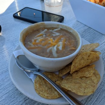 Kirby House - Cup of white chicken chili - New American Near Me - Grand Haven, Michigan