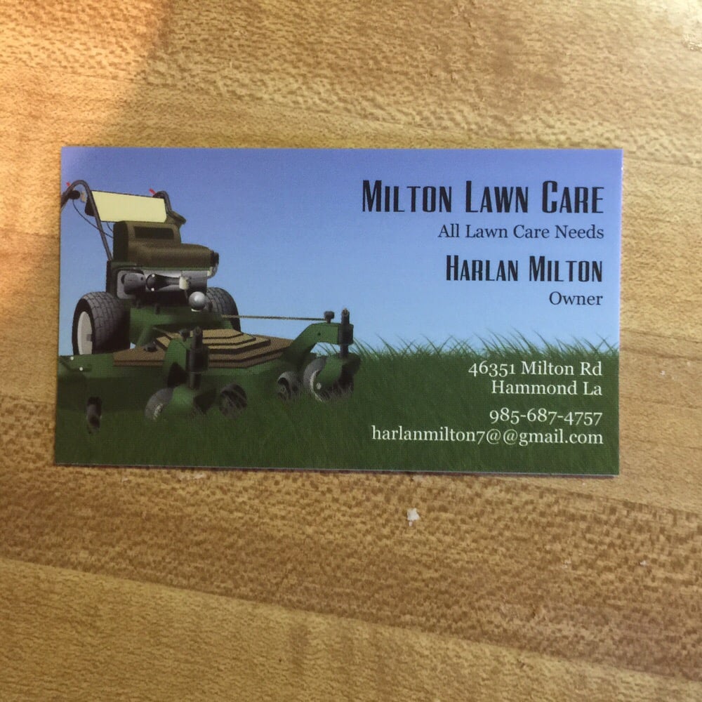 MILTON’S LAWN CARE 46351 Milton Rd, Hammond, LA Yelp