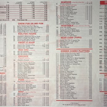 Lucky Inn Chinese Restaurant - Menu - back - Chinese Near Me - Maybrook, New York Lucky Inn Chinese Restaurant - Menu - back - Chinese Near Me - Maybrook, New York