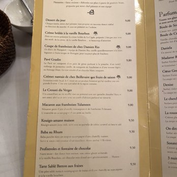 La Cigale - Dessert menu. - French Near Me - Nantes, 44 La Cigale - Dessert menu. - French Near Me - Nantes, 44