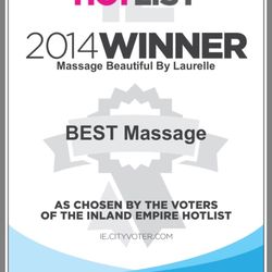 Best Massage 2014 Inland Empire Hot List