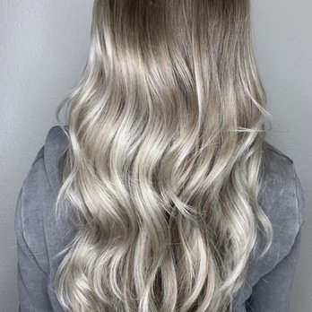 Bangs Salon - Icey blonde - Hair Salons Near Me - Sumner, Washington
