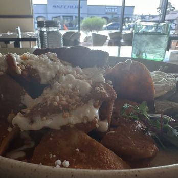 Picanta Mexican Kitchen - Chilaquiles a la diabla, pork belly - Mexican Near Me - Las Vegas, Nevada Picanta Mexican Kitchen - Chilaquiles a la diabla, pork belly - Mexican Near Me - Las Vegas, Nevada