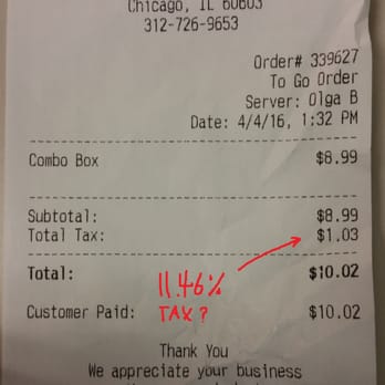 BenjYehuda - 11.46% tax? - Middle Eastern Near Me - Chicago, Illinois BenjYehuda - 11.46% tax? - Middle Eastern Near Me - Chicago, Illinois