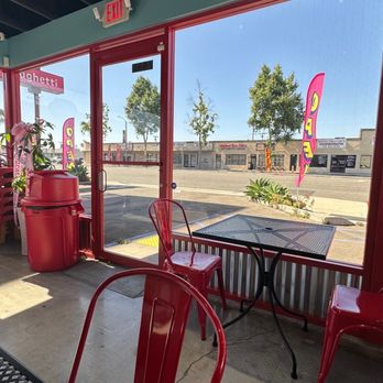 Wow Spaghetti - Inside lookin out to Westminster street - Fast Food Near Me - Westminster, California Wow Spaghetti - Inside lookin out to Westminster street - Fast Food Near Me - Westminster, California
