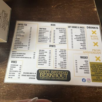 Café Berkhout - Menu - Gastropubs Near Me - Amsterdam, New Hampshire
