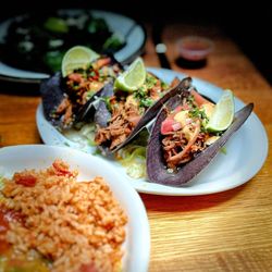 High Noon Restaurant & Saloon - Chile Rellenos & Blue Corn Taco Platter