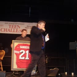 John at a benefit auction for Teen Challenge