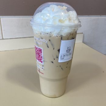 Dunkin' - Salted caramel signature iced latte - Donuts Near Me - Fremont, California