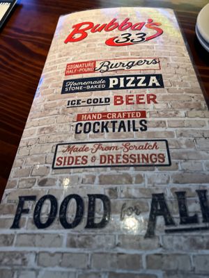 Menu photo 8 Bubba's 33 Macomb, MI