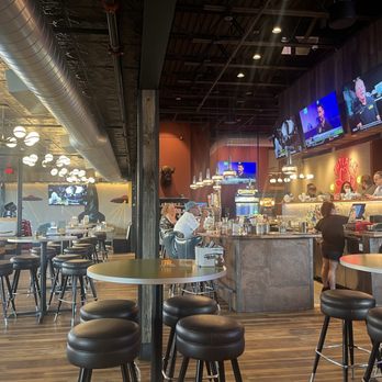 Atomic Cowboy - Overland Park - Main dining area and bar at Atomic Dog, Overland Park, KS. - Sports Bars Near Me - Overland Park, Kansas Atomic Cowboy - Overland Park - Main dining area and bar at Atomic Dog, Overland Park, KS. - Sports Bars Near Me - Overland Park, Kansas