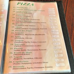 Pizzeria Piccola - Pizzakarte