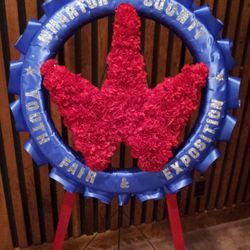 The Flower Shoppe - WCYF EMBLEM STANDING EASEL SPRAY
