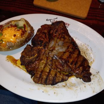 LongHorn Steakhouse - 22oz Longhorn Porterhouse steak and baked potatoe. - Steakhouses Near Me - Chandler, Arizona