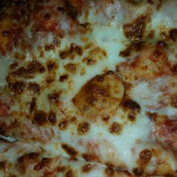 Domino's Pizza - This is their Joke version of Alfredo sauce extra cheese pepperoni banana pepper. They want us to pay for them to fix it.