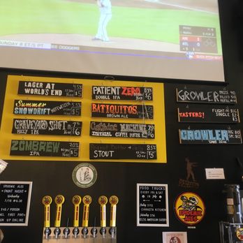 Epidemic Ales - Beer Menu, food trucks on Fridays and saturdays, snacks available - Breweries Near Me - Concord, California