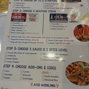 Corn N' Crab - Menu - Cajun/Creole Near Me - Canoga Park, California Corn N' Crab - Menu - Cajun/Creole Near Me - Canoga Park, California