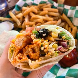 Whistle Binkies On The Lake - Buffalo chicken wrap
