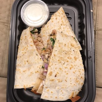 Central Market - BBQ chicken quesadilla from the grill station - Grocery Near Me - Plano, Texas