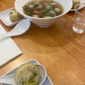 Sang-Ji Fried Bao - Bite-size Wonton Soup Pork w/ Shanghainese Spinach & Dry Shiitake - Dumplings Near Me - Toronto, Ontario Sang-Ji Fried Bao - Bite-size Wonton Soup Pork w/ Shanghainese Spinach & Dry Shiitake - Dumplings Near Me - Toronto, Ontario