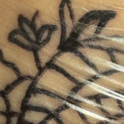 168 Tattoo - Missing lines; super thick and transparent incomplete lines