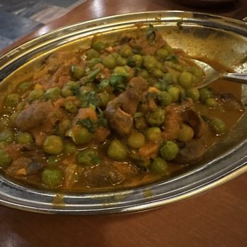 Rajput Indian Cuisine - Mushroom Green Reas Masala (GF/V) - Indian Near Me - Suffolk, Virginia