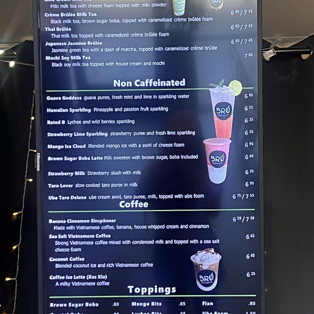 Bru Tea Cafe - Bubble Tea Near Me - Elk Grove, California Bru Tea Cafe - Bubble Tea Near Me - Elk Grove, California