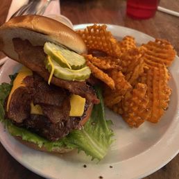 Bison poplar burger
