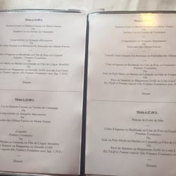Hôtel Restaurant Le Kerfany - Le menu.