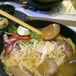 Delicious beef chilli ramen.
