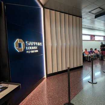 Chase Sapphire Lounge - The line with no sign is for adding you to the wait list when a person holding an iPad is out there. - Airport Lounges Near Me - Las Vegas, Nevada Chase Sapphire Lounge - The line with no sign is for adding you to the wait list when a person holding an iPad is out there. - Airport Lounges Near Me - Las Vegas, Nevada