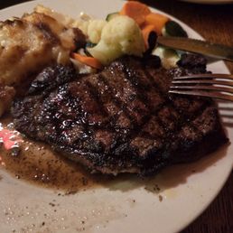 salty burnt ribeye