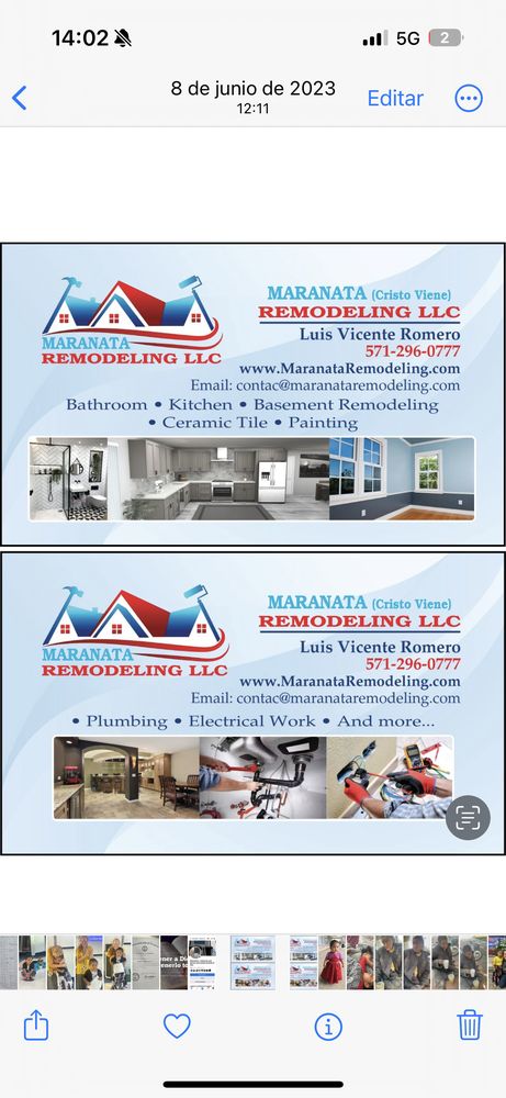 Slide of Maranata Remodeling