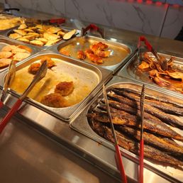 More fried and baked foods.. some skewers, fish, etc. More fried and baked foods.. some skewers, fish, etc.
