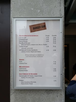 Menu photo 8 Burger Bar Congress Austin, TX