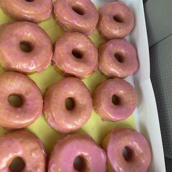 Baker Boy Donuts - pink clear donuts? - Donuts Near Me - Modesto, California