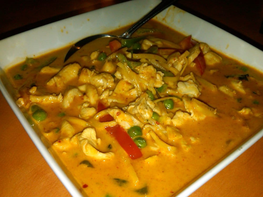 Order Red Curry food online from Thai Cafe Restaurant store, Milpitas on bringmethat.com