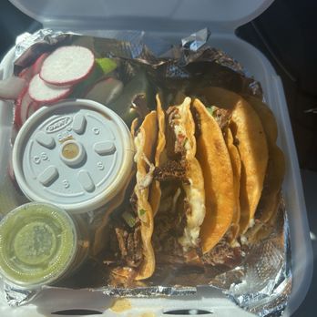 Don Rudy's - Quesabirria Tacos (4) for $17.99 - Food Trucks Near Me - Kansas City, Kansas