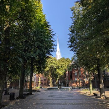 The North End - Paul Revere Mall and the Old North Church - Local Flavor Near Me