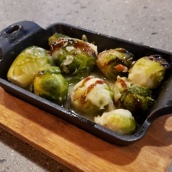 Portage Tap House - Brussel sprouts with cheese - American Near Me - Rangeley, Maine