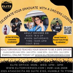 Elite Driving School - Enroll in Adult Drivers ed at www.elitedriversed.com