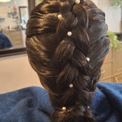 Shear Dimensions Hair Design - Event styling. They also do great round brush blow drys. Ask for Jen