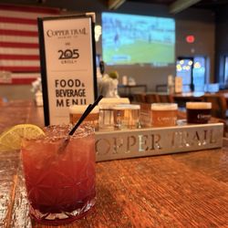 Copper Trail Brewing - Beer flight and huckleberry cherry limeade